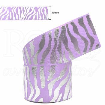 fita gorgurao 1380 malha zebra lilas